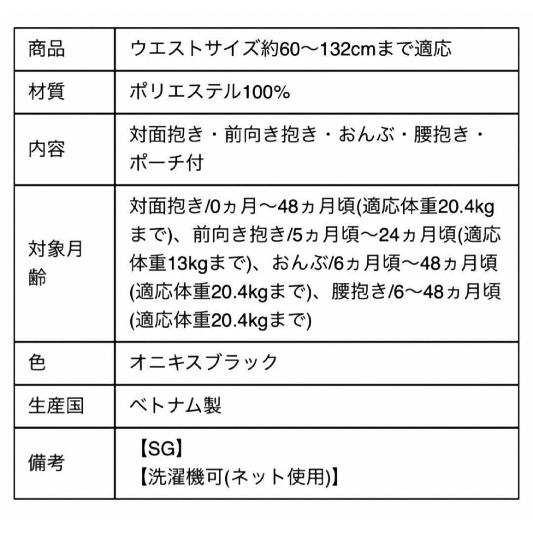 Ergobaby(エルゴベビー)の【新品未使用】エルゴベビー オムニブリーズ OMNIbreez オニキスブラック キッズ/ベビー/マタニティの外出/移動用品(抱っこひも/おんぶひも)の商品写真