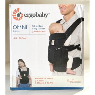 エルゴベビー(Ergobaby)の【新品未使用】エルゴベビー オムニブリーズ OMNIbreez オニキスブラック(抱っこひも/おんぶひも)