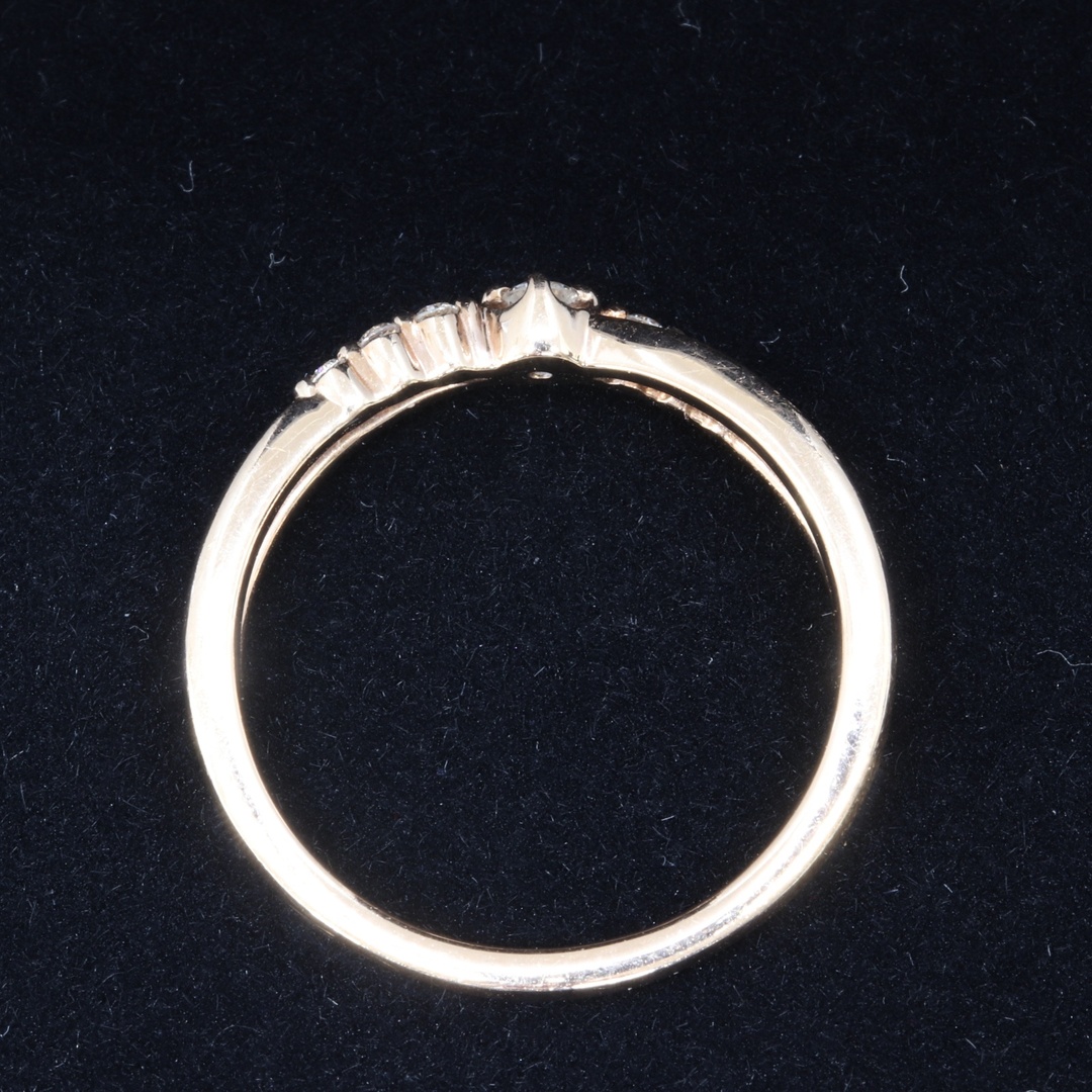 4℃(ヨンドシー)のITT90MGHEVNY ヨンドシー K10PG ダイヤ リング 1.7g 8号 #48 ピンク ゴールドレディース アクセサリー ジュエリー レディースのアクセサリー(リング(指輪))の商品写真