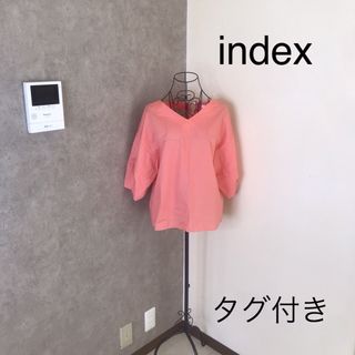 インデックス(INDEX)の新品タグ付き♡インデックス　ブラウス(シャツ/ブラウス(半袖/袖なし))