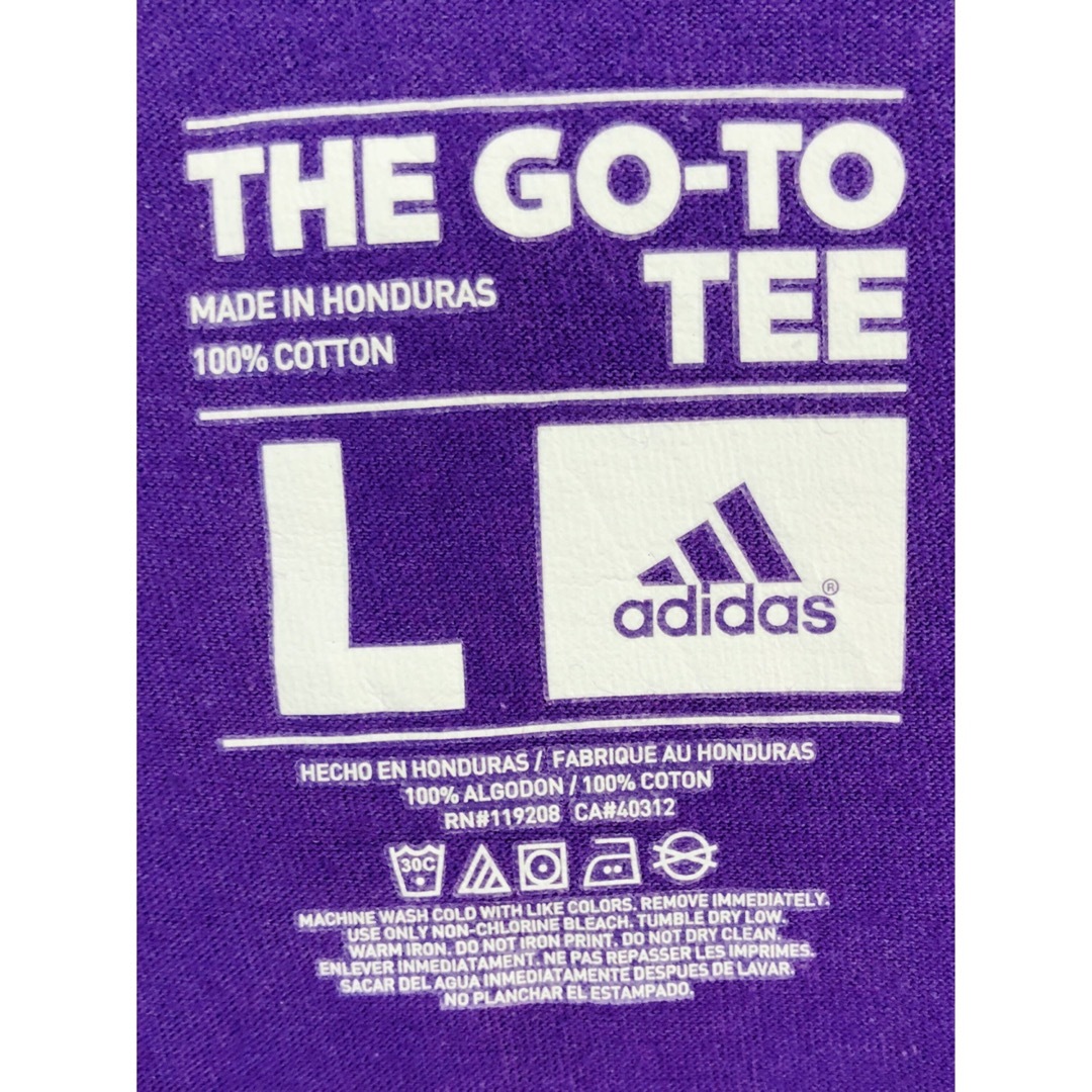 adidas(アディダス)のNBA　キングス　 Cousins 15　Tシャツ　L　紫　USA古着 メンズのトップス(Tシャツ/カットソー(半袖/袖なし))の商品写真