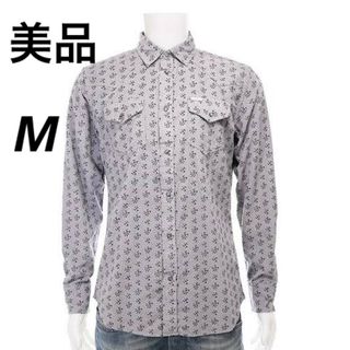 ディーゼル(DIESEL)の美品　DIESEL ディーゼル　小花柄　コーデュロイシャツ　長袖　M(シャツ)