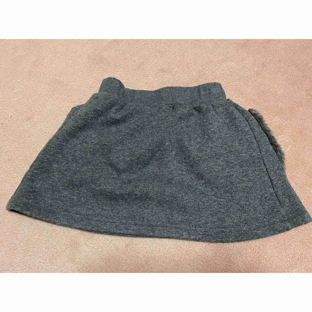 (110cm)裏起毛スカート キッズ/ベビー/マタニティのキッズ服女の子用(90cm~)(スカート)の商品写真