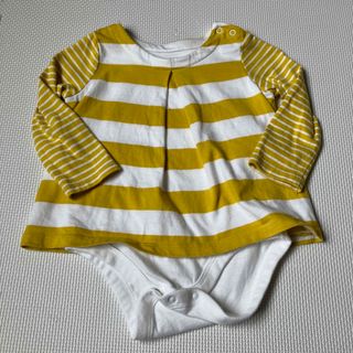 ベビーギャップ(babyGAP)のボーダーロンパース(ロンパース)