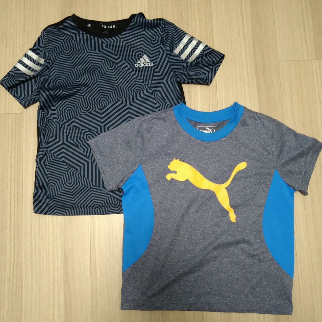 adidas(アディダス)のプーマ、アディダス　Tシャツ　120センチ キッズ/ベビー/マタニティのキッズ服男の子用(90cm~)(Tシャツ/カットソー)の商品写真