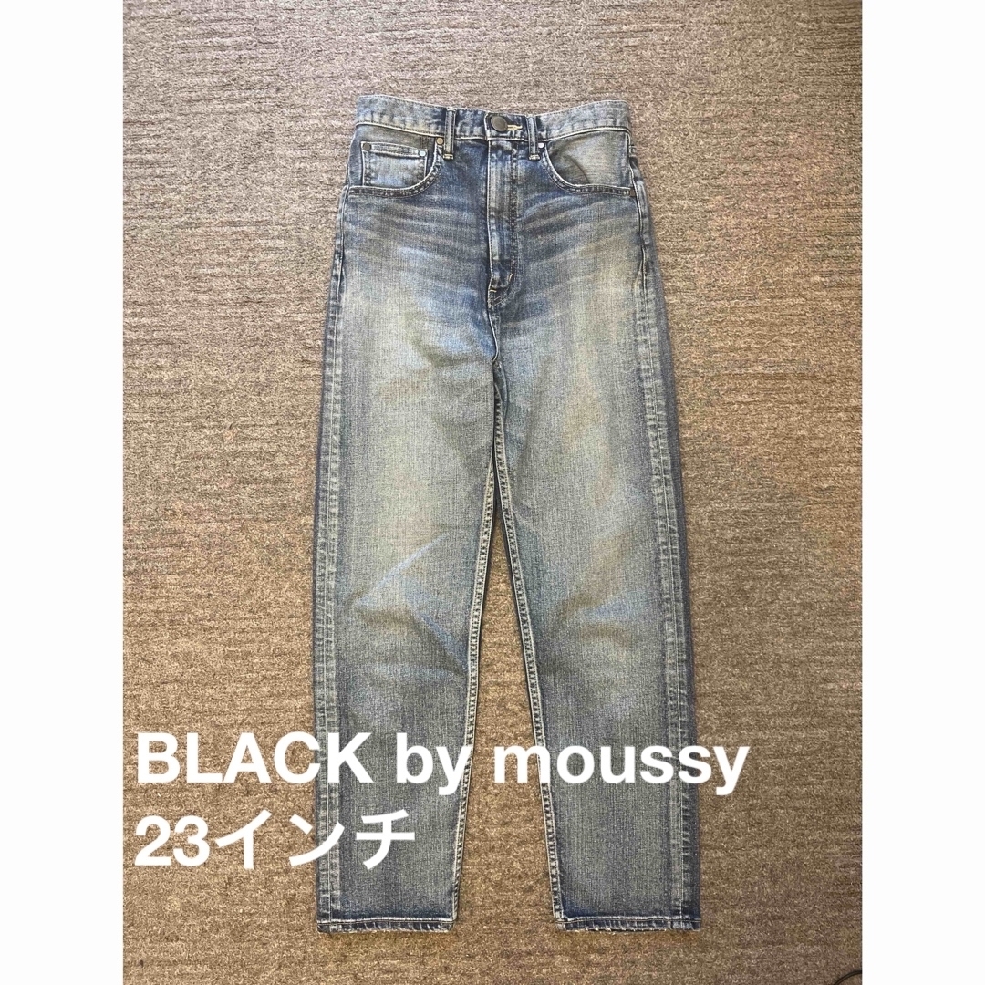 BLACK by moussy(ブラックバイマウジー)のブラックバイマウジー DRIP bd light blue Denim 23 レディースのパンツ(デニム/ジーンズ)の商品写真