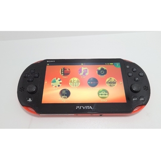 プレイステーションヴィータ(PlayStation Vita)のPlaystation Vita PCH2000 レッドブラック(携帯用ゲーム機本体)
