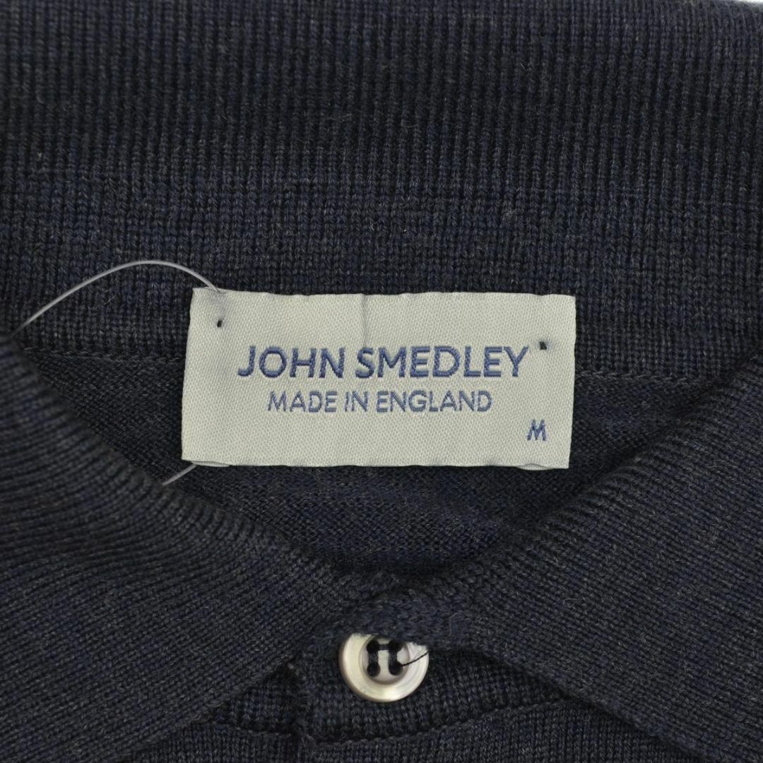 JOHN SMEDLEY(ジョンスメドレー)の【JOHNSMEDLEY】イングランド製 メリノウールニット長袖ポロシャツ メンズのトップス(ポロシャツ)の商品写真