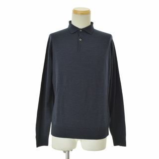 ジョンスメドレー(JOHN SMEDLEY)の【JOHNSMEDLEY】イングランド製 メリノウールニット長袖ポロシャツ(ポロシャツ)