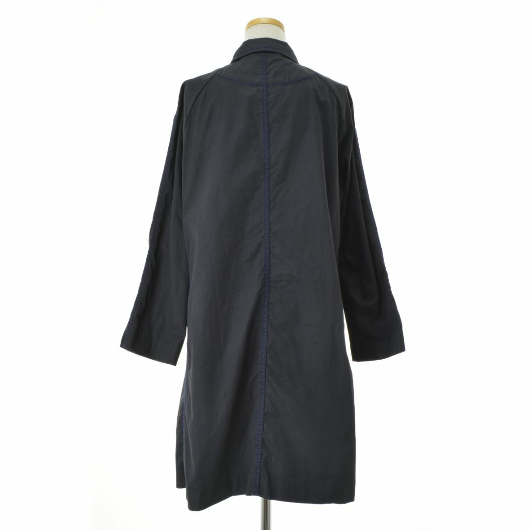 【homspun】151-0079 60/2 ギャバ ステンカラーコート レディースのジャケット/アウター(ロングコート)の商品写真
