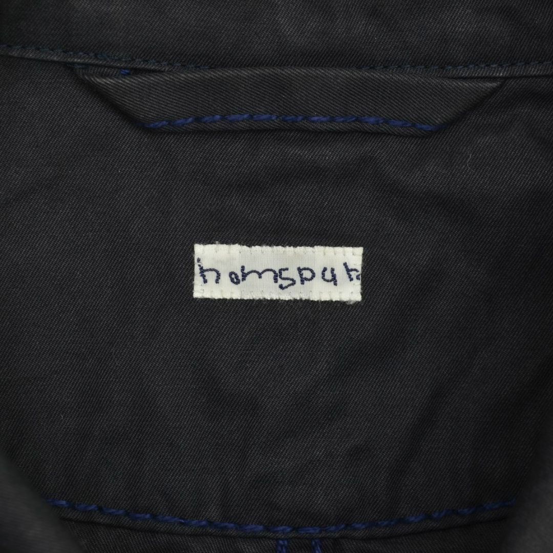 【homspun】151-0079 60/2 ギャバ ステンカラーコート レディースのジャケット/アウター(ロングコート)の商品写真