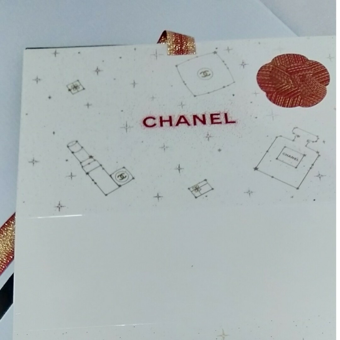 CHANEL(シャネル)の[ショップ袋11]シャネル ボックス型ショップ袋 リボン＆カメリア付き レディースのバッグ(ショップ袋)の商品写真