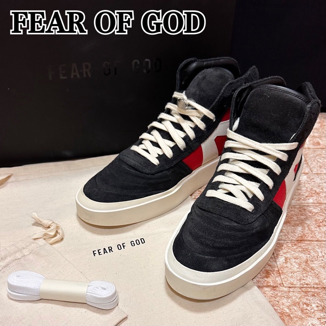 NIKE(ナイキ)のFEAR OF GOD STRAPLESS SKATE MID 43 メンズの靴/シューズ(スニーカー)の商品写真