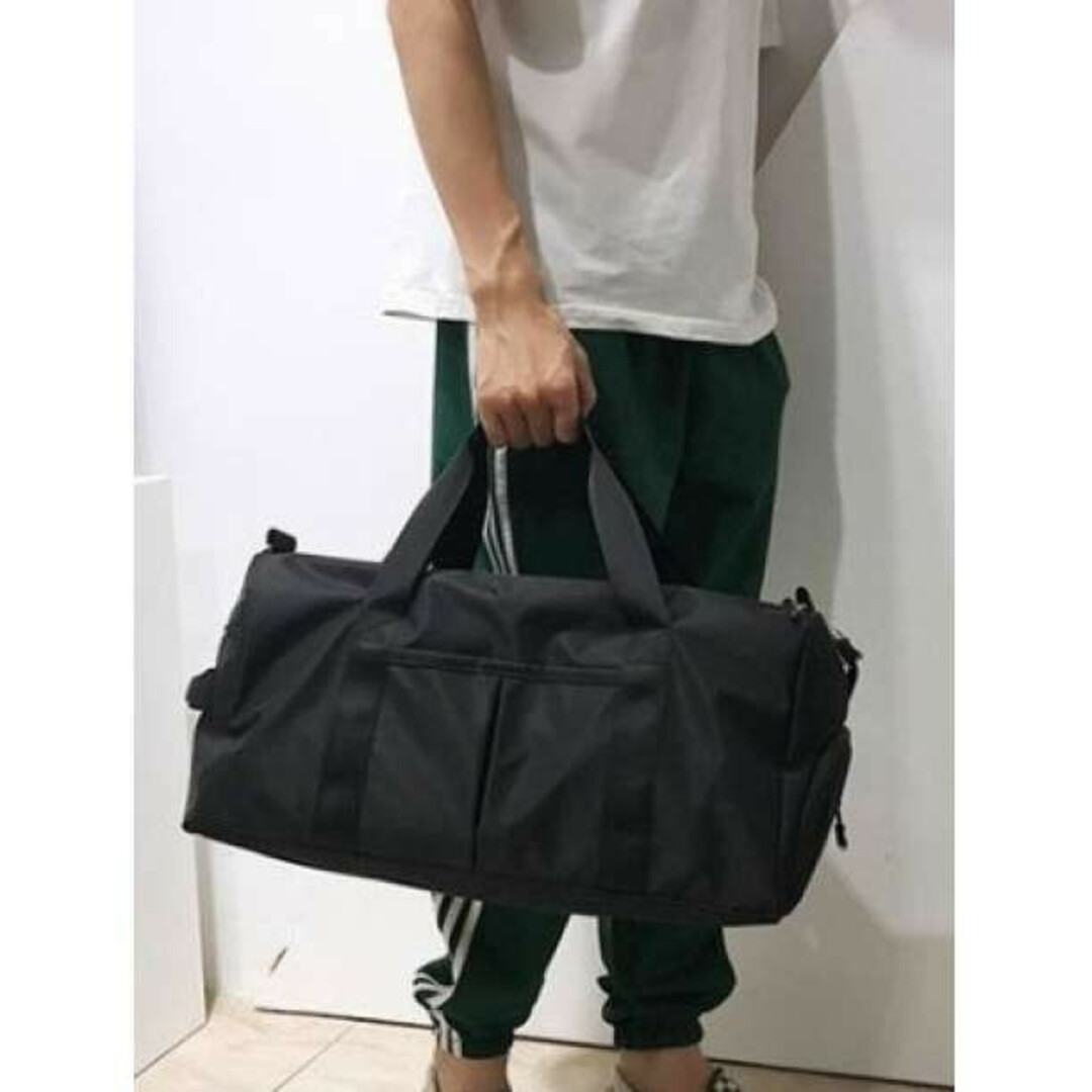 新品‼️ 送料無料‼️　ボストン バッグ メンズ レディース 大容量 多機能 黒 メンズのバッグ(ボストンバッグ)の商品写真