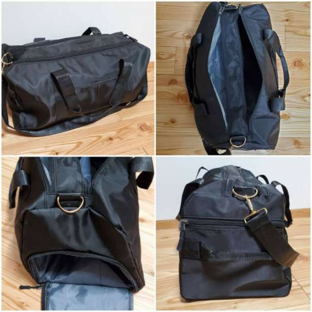 新品‼️ 送料無料‼️　ボストン バッグ メンズ レディース 大容量 多機能 黒 メンズのバッグ(ボストンバッグ)の商品写真