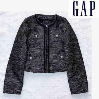 ギャップ(GAP)のGAP ツィードノーカラージャケット(ノーカラージャケット)