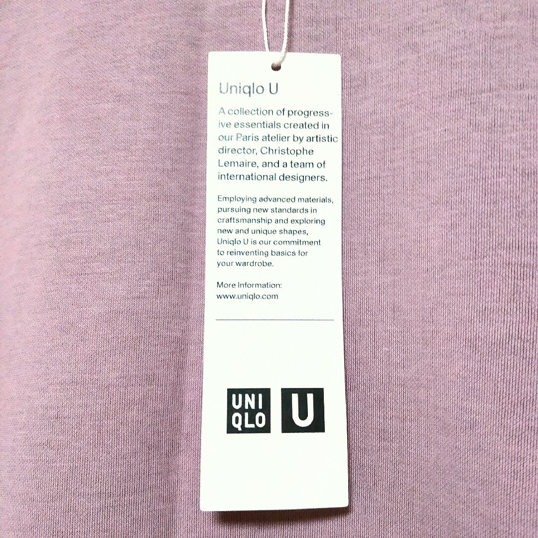 UNIQLO(ユニクロ)の【UNIQLO U】エアリズムコットン オーバーサイズ Tシャツ（五分袖） メンズのトップス(Tシャツ/カットソー(半袖/袖なし))の商品写真