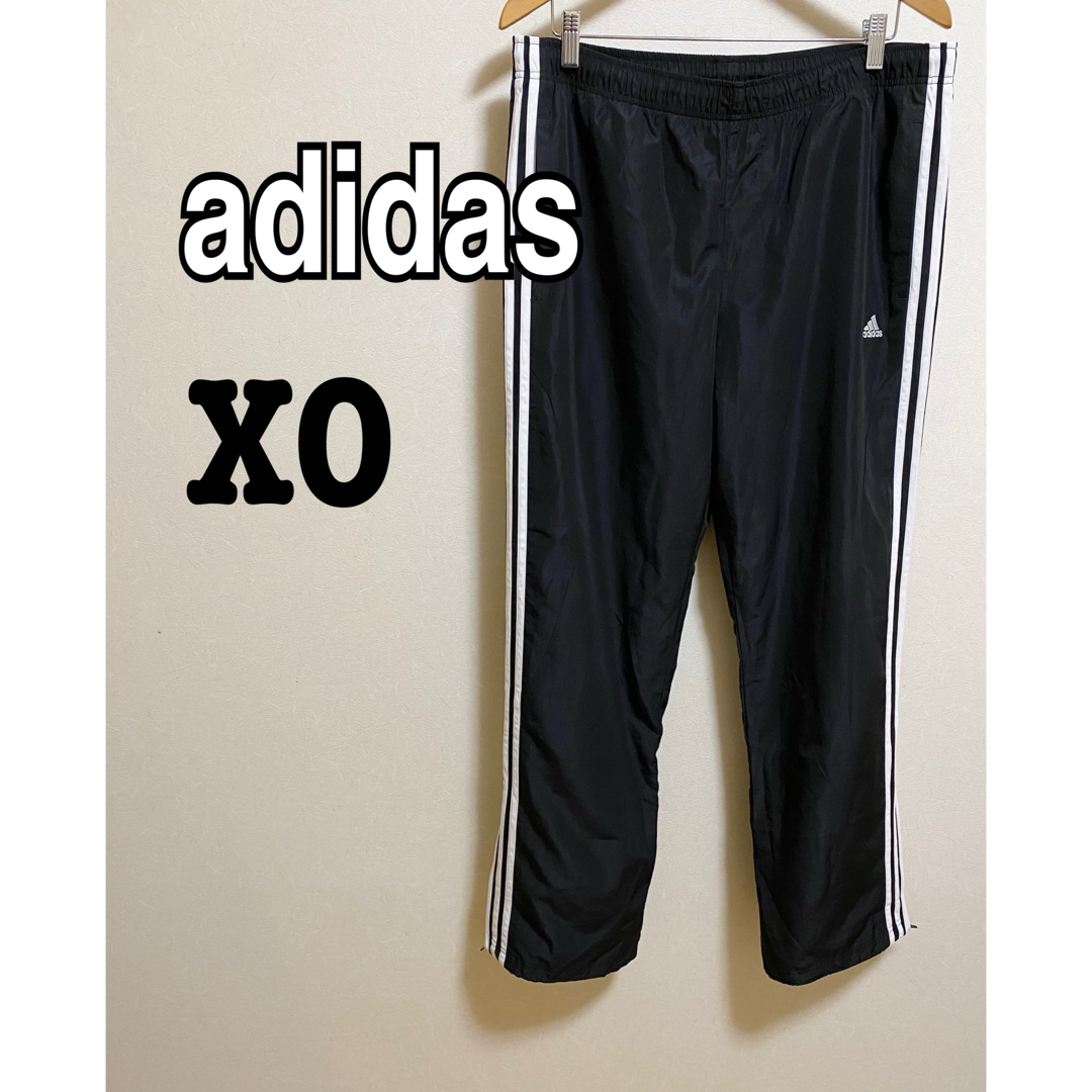 【史上最も激安】 adidas - by adidas/ナイロンパンツ/サイズXO/ブラックの通販 アディダス