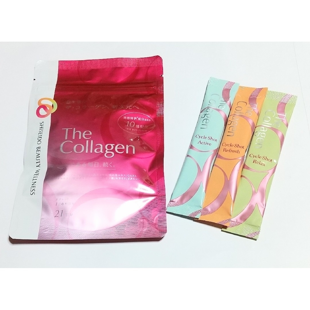 SHISEIDO (資生堂)(シセイドウ)の資生堂ザコラーゲン　タブレット　サイクルショット　新生The Collagen 食品/飲料/酒の健康食品(コラーゲン)の商品写真