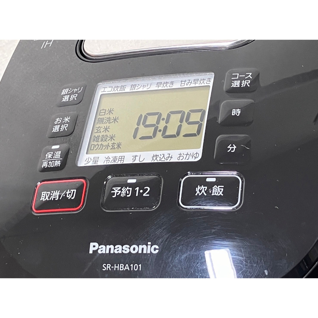 パナソニック 炊飯器 5.5合 5段全面IH ブラック SR-HBA101-K パナソニック 炊飯器 5.5合 5段全面IH ブラック SR-HBA101-K