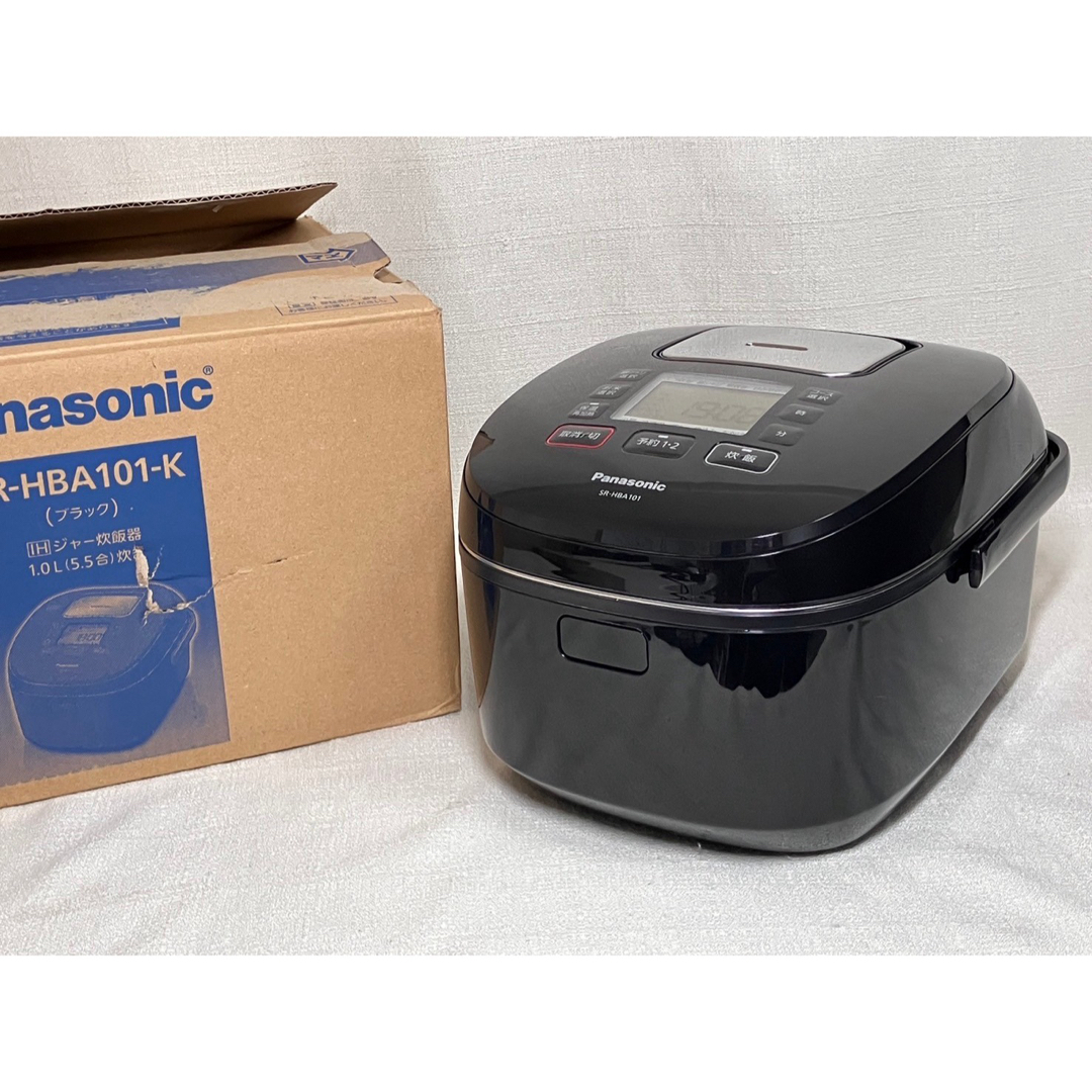 パナソニック 炊飯器 5.5合 5段全面IH ブラック SR-HBA101-K パナソニック 炊飯器 5.5合 5段全面IH ブラック SR-HBA101-K