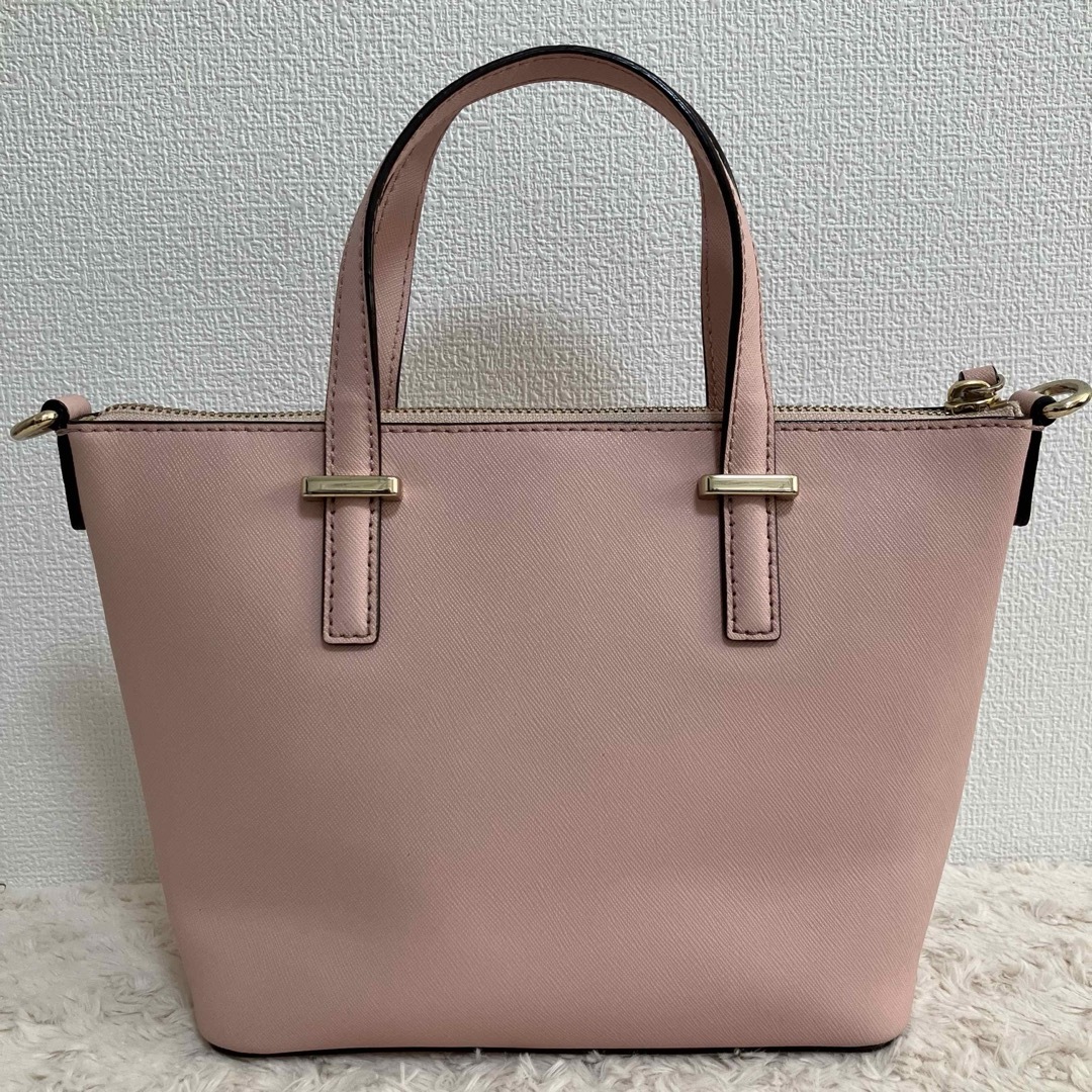 kate spade new york(ケイトスペードニューヨーク)の【美品】Kate spade ケイトスペード レザーショルダーバッグ ピンク レディースのバッグ(ショルダーバッグ)の商品写真