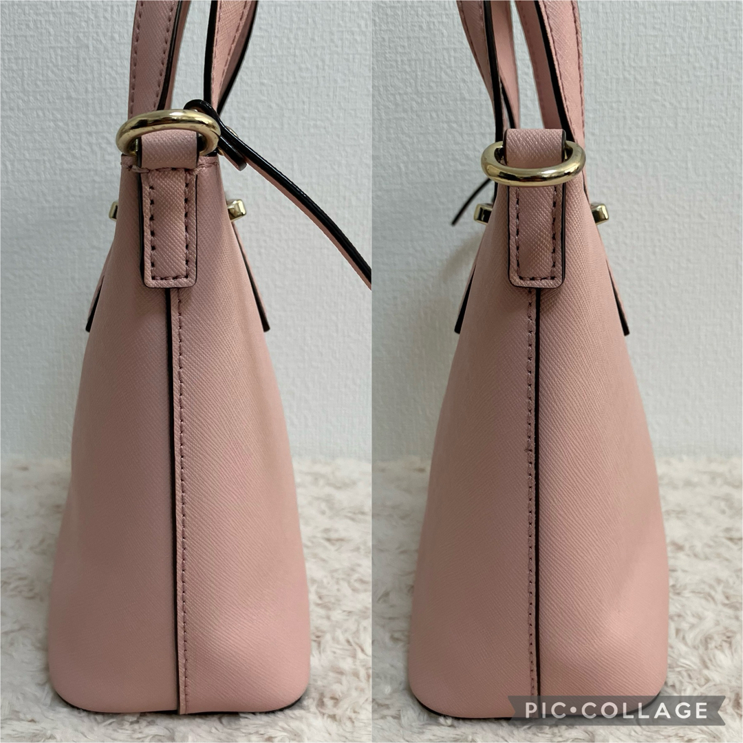 kate spade new york(ケイトスペードニューヨーク)の【美品】Kate spade ケイトスペード レザーショルダーバッグ ピンク レディースのバッグ(ショルダーバッグ)の商品写真