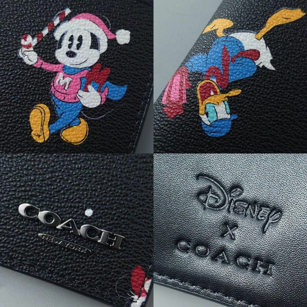 COACH(コーチ)の【DISNEY X COACH】コイン ウォレット ホリデイ プリント 黒 レディースのファッション小物(財布)の商品写真