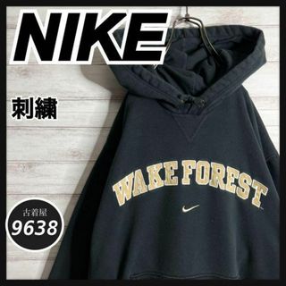 ナイキ(NIKE)の【入手困難!!】ナイキ ✈︎刺繍ロゴ WAKE FOREST メキシコ製(パーカー)