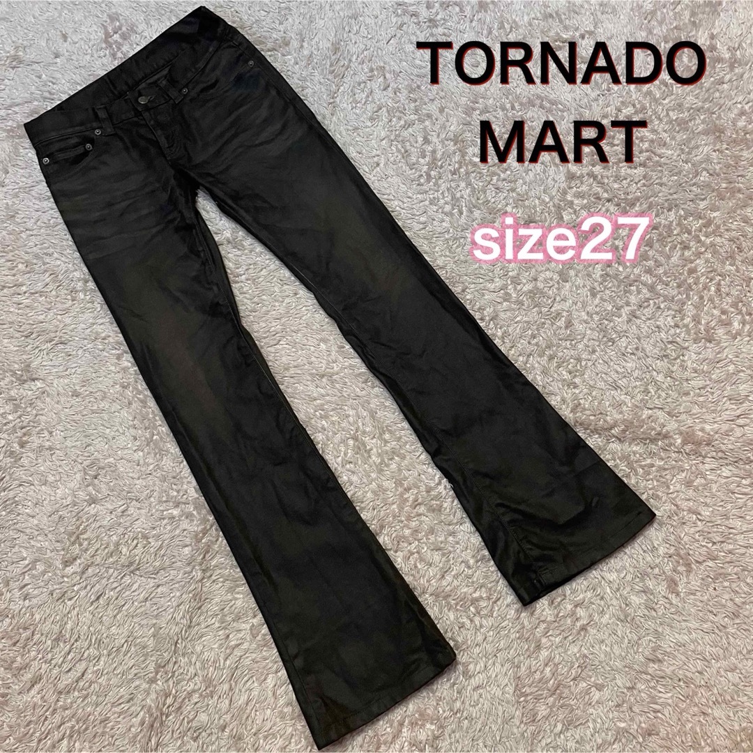 TORNADO MART(トルネードマート)のトルネードマート　フレアパンツ　ブラウン レディースのパンツ(デニム/ジーンズ)の商品写真