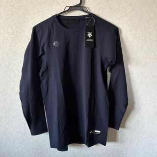 デサント(DESCENTE)のDESCENTE キッズ 丸首長袖アンダーシャツ Dネイビー JSTD771 D(ウェア)