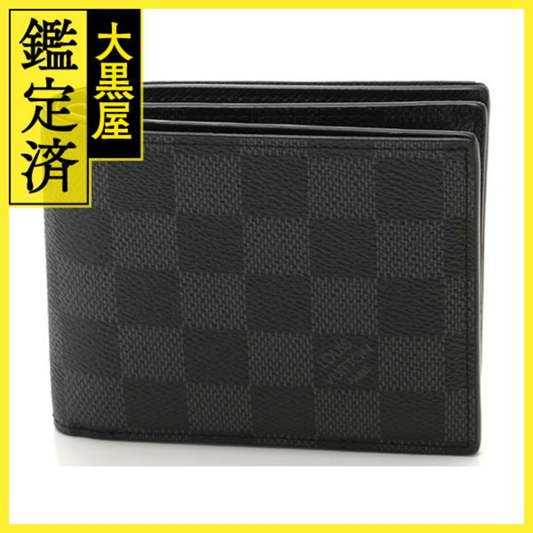 LOUIS VUITTON(ルイヴィトン)のルイ・ヴィトンポルトフォイユ・あめリ後NMダミエ・グラフィット財布【460】 メンズのファッション小物(折り財布)の商品写真