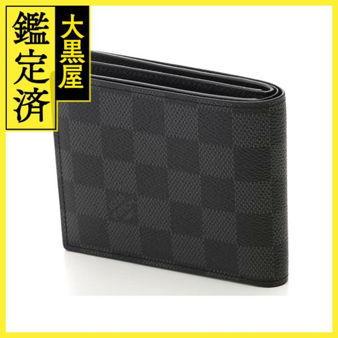 LOUIS VUITTON(ルイヴィトン)のルイ・ヴィトンポルトフォイユ・あめリ後NMダミエ・グラフィット財布【460】 メンズのファッション小物(折り財布)の商品写真