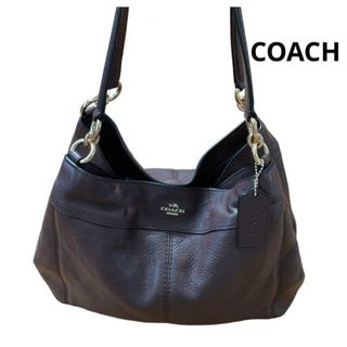 コーチ(COACH)のコーチ　ショルダーバッグ　肩掛け　ハンドバッグ　ブラウン　シボ革　57545(ショルダーバッグ)