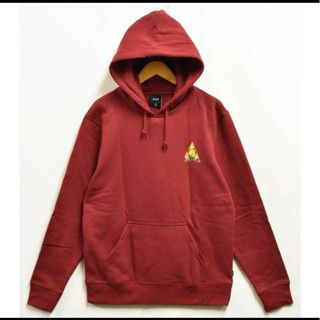 ハフ(HUF)のHUF　NEW DAWN TT P/O HOODIE【バーガンディ】(パーカー)