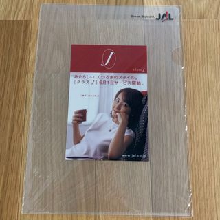 ジャル(ニホンコウクウ)(JAL(日本航空))のJAL クリアファイル　矢田亜希子(女性タレント)