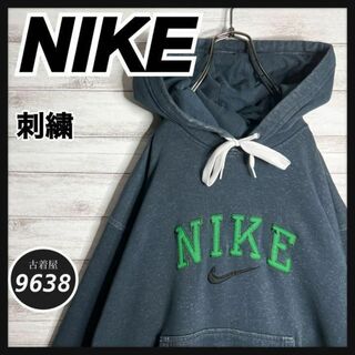 ナイキ(NIKE)の【激レア!!】ナイキ ✈︎ゆるだぼ 刺繍ロゴ プルオーバー VINTAGE(パーカー)