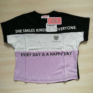 キッズ 女の子 半袖カットソー 110cm 新品(Tシャツ/カットソー)