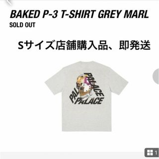 パレス(PALACE)のBAKED P-3 T-SHIRT GREY MARL(Tシャツ/カットソー(半袖/袖なし))