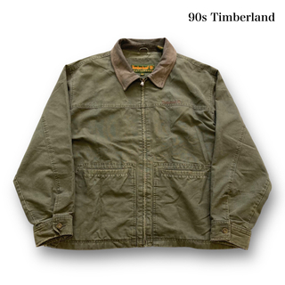 【Timberland】90s ティンバーランド デトロイトジャケット 刺繍ロゴ