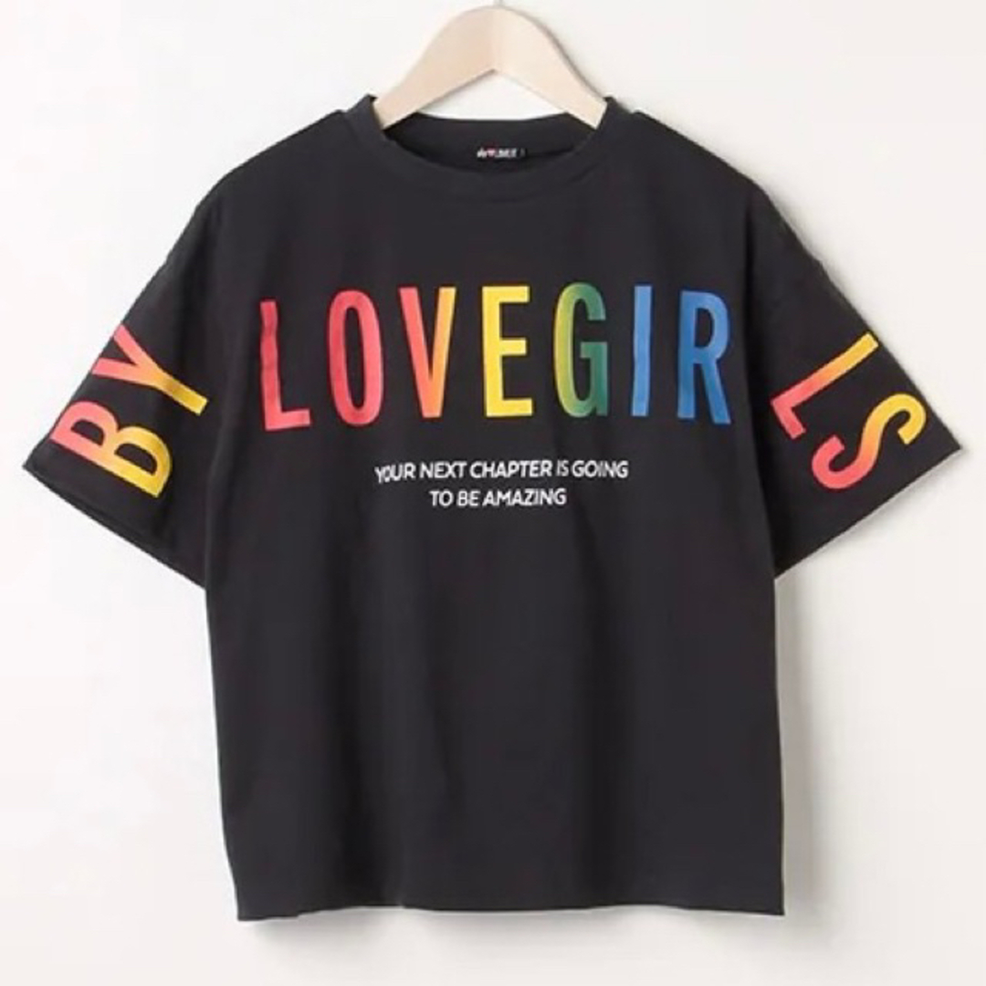 by LOVEiT(バイラビット)の新品タグ付き☆バイラビットビッグロゴＴシャツ140ジェニィラブトキシックALGY キッズ/ベビー/マタニティのキッズ服女の子用(90cm~)(Tシャツ/カットソー)の商品写真