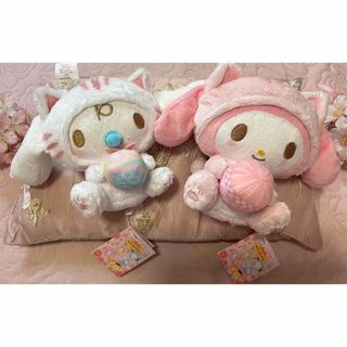 マイメロディ(マイメロディ)のシナモロール　みるく　マイメロ　ぬいぐるみ2個セット　新品タグ付き(ぬいぐるみ)