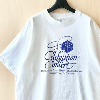 デルタ(DELTA)の90s USA製古着　ヴィンテージ　デルタ　Tシャツ　筆記体プリント(Tシャツ/カットソー(半袖/袖なし))