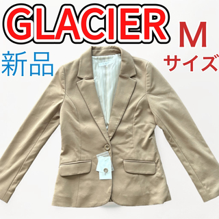 グラシア(GLACIER)のグラシア　GLACIER  レディース　ジャケット　Ｍ　ベージュ(テーラードジャケット)