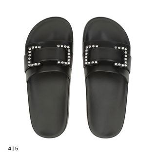 Sergio Rossi - SR JELLY SANDALS ラバー ビジューサンダル