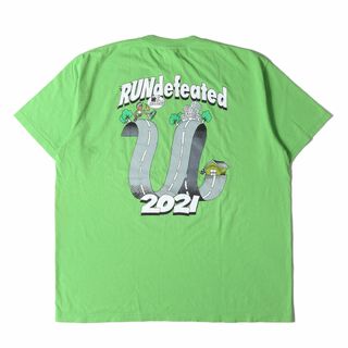 アンディフィーテッド(UNDEFEATED)のUNDEFEATED アンディフィーテッド Tシャツ サイズ:XL 21SS グラフィック オーバーサイズ クルーネック 半袖Tシャツ ライトグリーン トップス カットソー【メンズ】【中古】(Tシャツ/カットソー(半袖/袖なし))