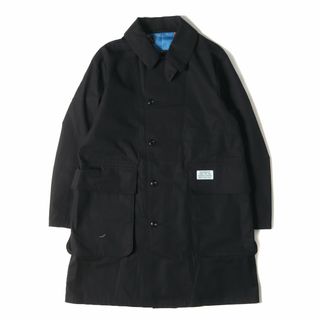 NEIGHBORHOOD - NEIGHBORHOOD ネイバーフッド コート サイズ:S 20SS 裏地スネーク柄 コットン ステンカラーコート ISLEY / C-COAT ブラック 黒 アウター ジャケット 上着【メンズ】【中古】