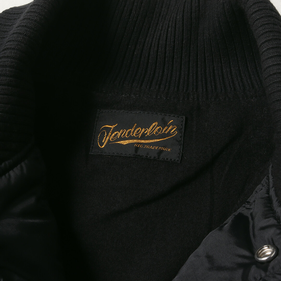 TENDERLOIN(テンダーロイン)のTENDERLOIN テンダーロイン ジャケット サイズ:L 20AW ボルネオスカル ナイロン リブジャケット NYLON RIB JKT ブラック 黒 アウター ブルゾン 上着【メンズ】【中古】 メンズのジャケット/アウター(ナイロンジャケット)の商品写真