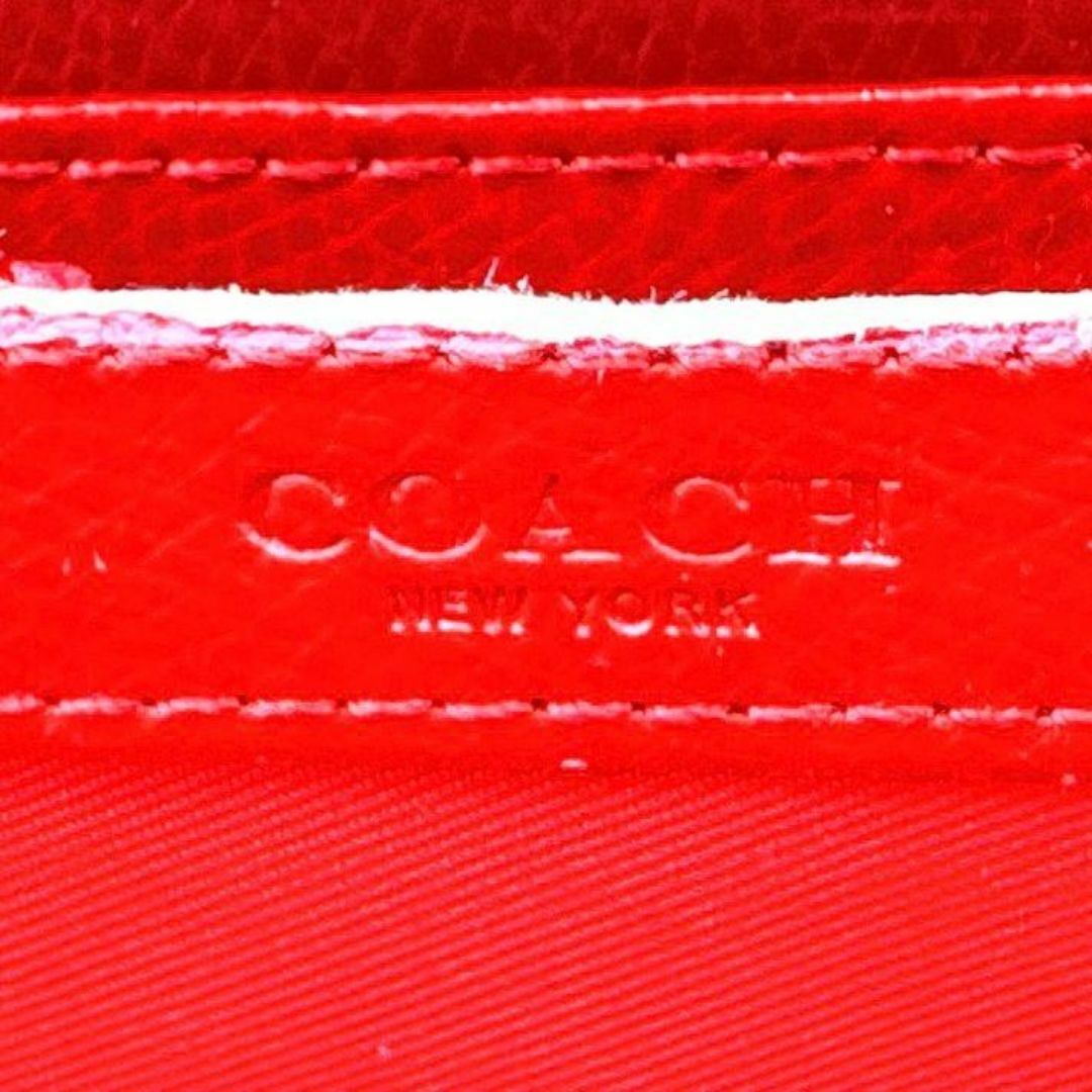 COACH(コーチ)のコーチ 長財布 シグネチャー レッド ブラウン レディース レディースのファッション小物(財布)の商品写真