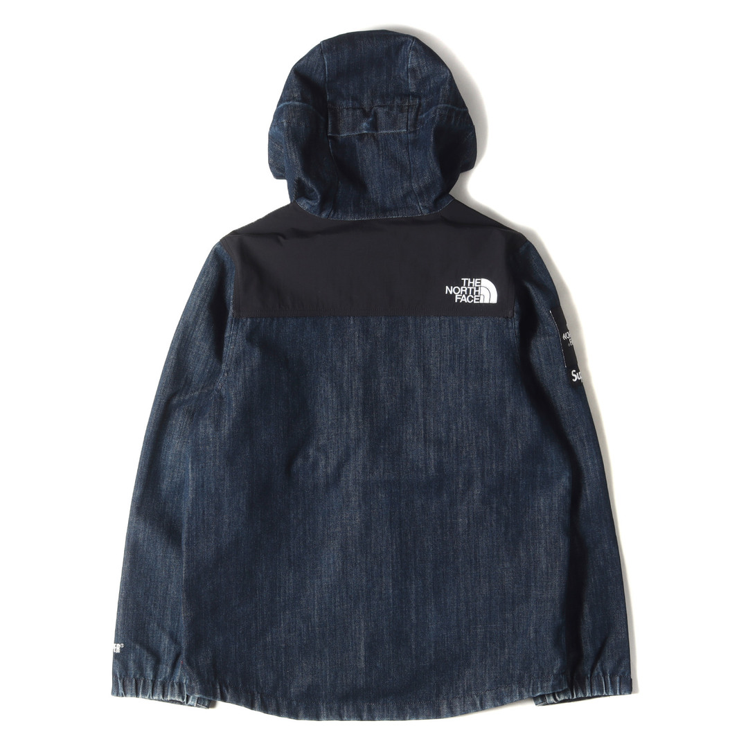 Supreme(シュプリーム)のSupreme シュプリーム ジャケット サイズ:M 15SS THE NORTH FACE Denim Dot Shot Jacket ノースフェイス デニム ドットショット ジャケット / マウンテンパーカー インディゴ アウター ブルゾン コート コラボ 【メンズ】【中古】 メンズのジャケット/アウター(マウンテンパーカー)の商品写真